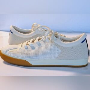 Rothy’s The Lace Up Sneakers Women’s size 10
Blonde Cream and Beige